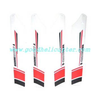 jxd-352-352w helicopter parts main blades (red-white color)
